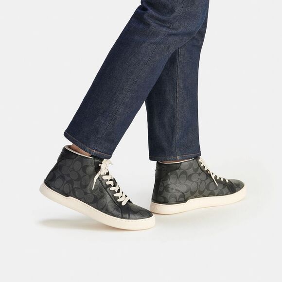 NWT Coach Outlet Clip High Top Sneaker - Picture 5 of 6